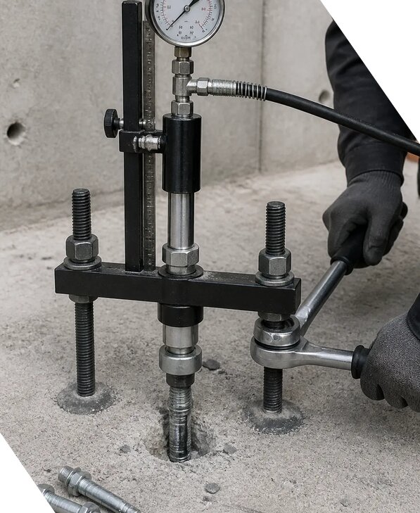 Испытание механических анкеров на прочность в Ярцеве