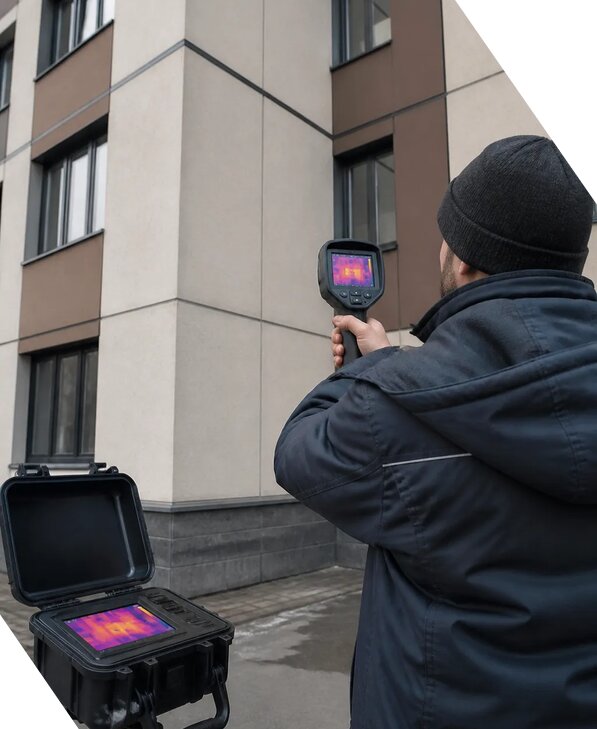 Тепловизионное обследование зданий и сооружений в Ярцеве