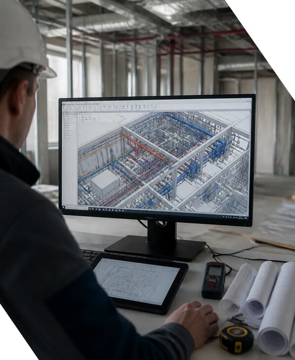 Создание BIM модели инженерных сетей для объектов в Ярцеве